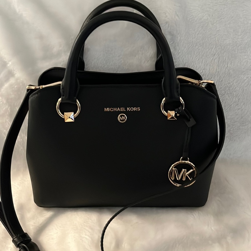 Michael Kors Edith Sm Saffiano Leather Satchel